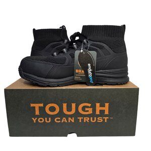 Brahma Steel Toe Work Shoes Slip Resistant Mens SZ 7.5 Black Blast Off Enduropro